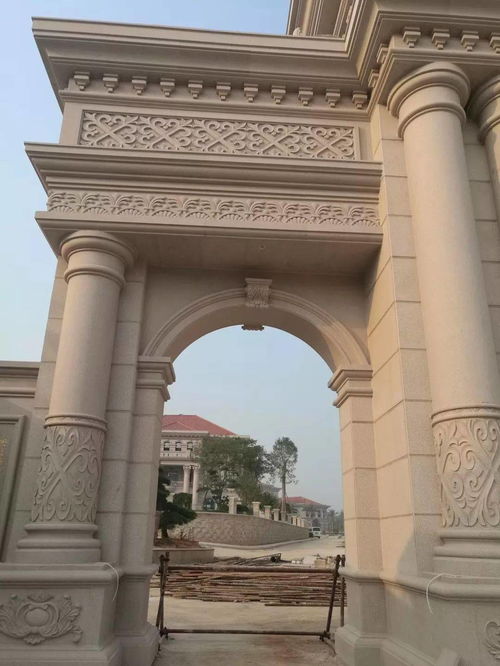福建 特产 别墅石材围墙大门,奢华大气